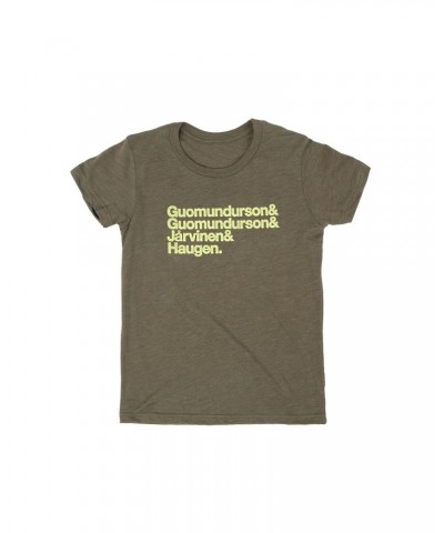 Phish Kasvot Vaxt Nomenclature Youth Tee on Olive $8.28 Kids