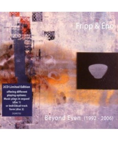 Fripp & Eno CD - Beyond Even - 19 92-20. 06 $9.08 CD