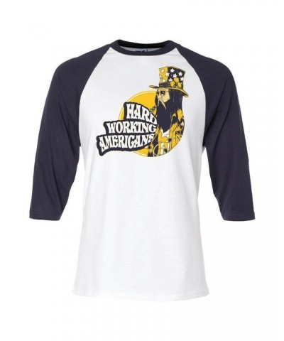 Hard Working Americans 3/4 Sleeve Baseball Raglan $7.75 Shirts