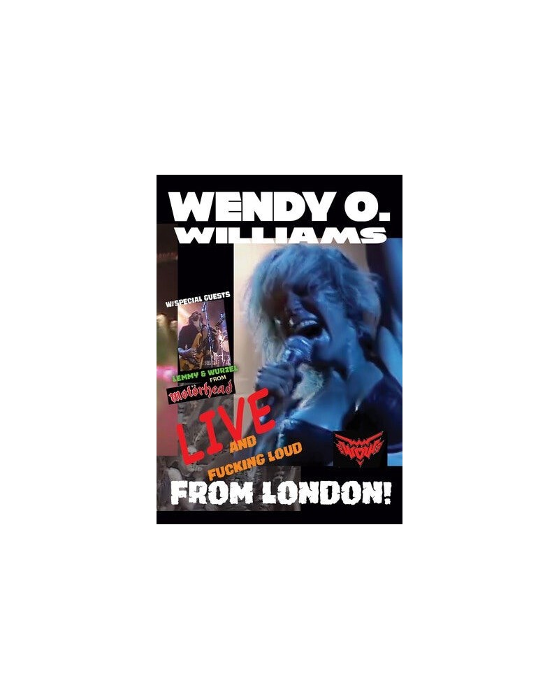 Wendy O. Williams WOW: LIVE AND FUCKING LOUD FROM LONDON DVD $7.75 Videos