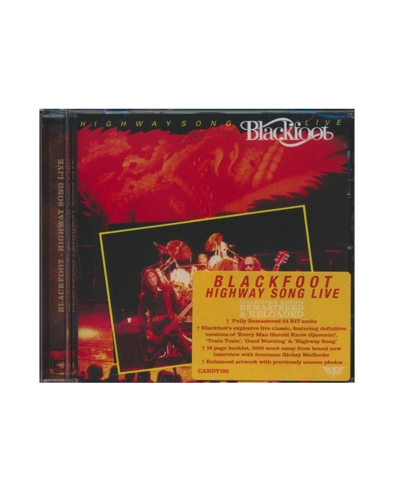 Blackfoot CD - Highway Song Live $15.72 CD