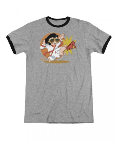 Elvis Presley Shirt | KARATE KING Premium Ringer Tee $9.68 Shirts