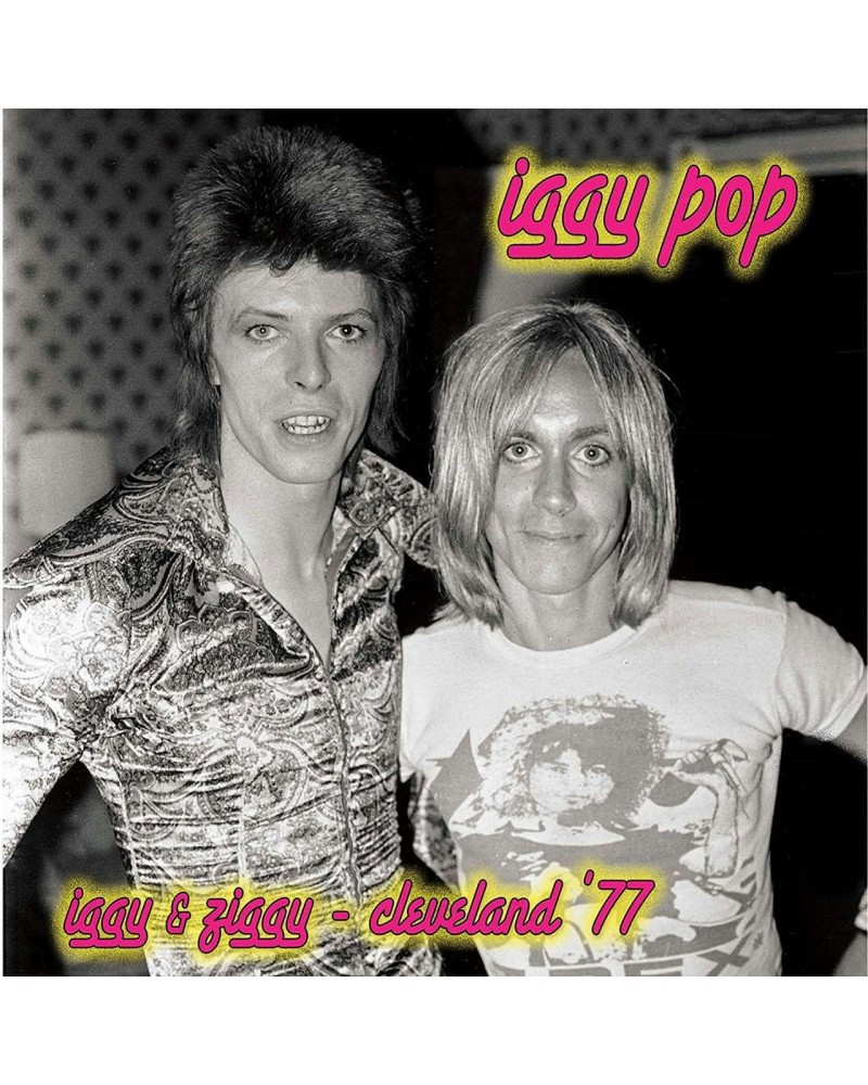 Iggy Pop Iggy & Ziggy - Cleveland '77 (Silver/Pink Splatter) Vinyl Record $11.05 Vinyl