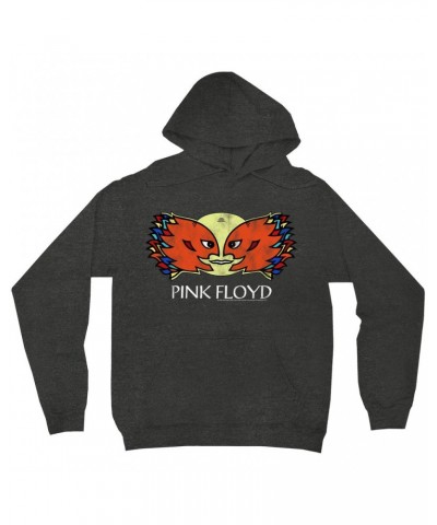 Pink Floyd Hoodie | Airship Blimp 1994 Division Bell Tour Distressed Hoodie $18.78 Sweatshirts