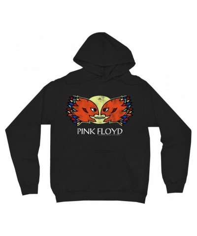 Pink Floyd Hoodie | Airship Blimp 1994 Division Bell Tour Distressed Hoodie $18.78 Sweatshirts