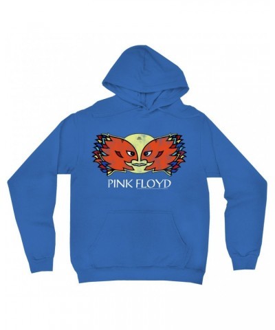 Pink Floyd Hoodie | Airship Blimp 1994 Division Bell Tour Distressed Hoodie $18.78 Sweatshirts