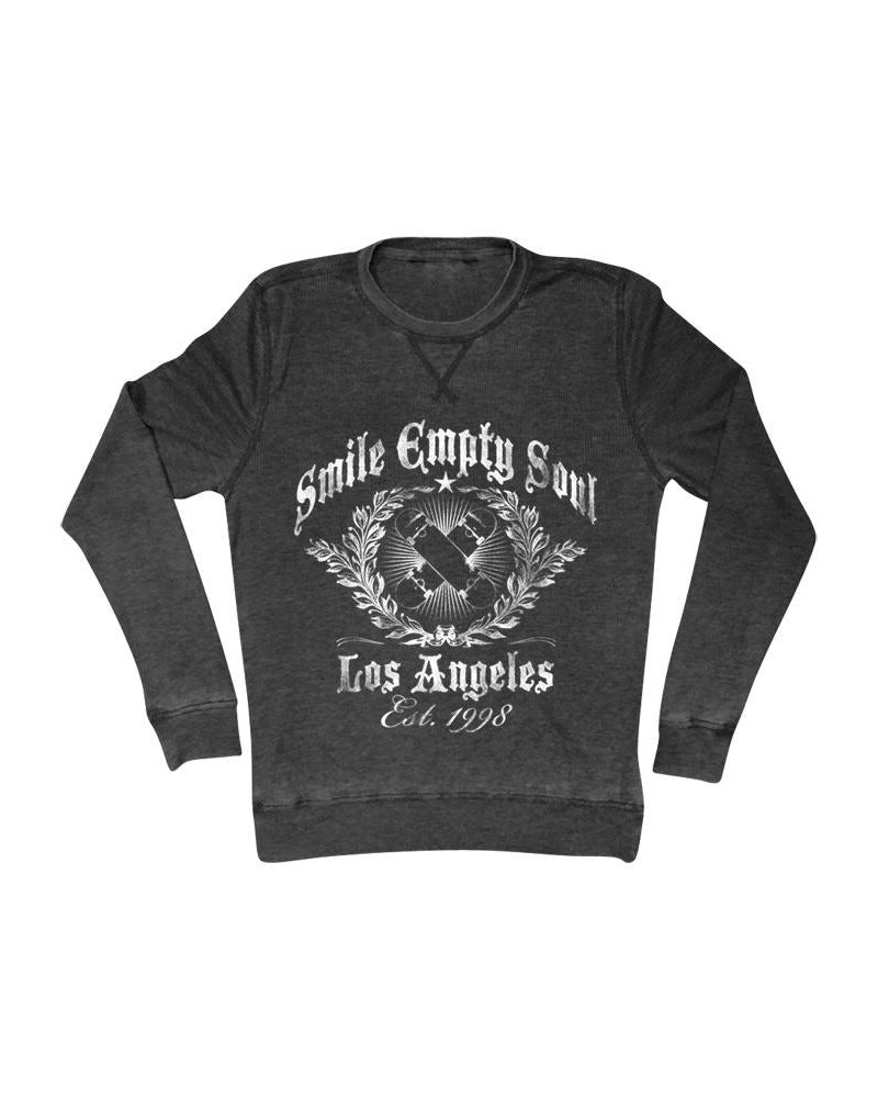 Smile Empty Soul "Established 1998" Unisex Long Sleeve Thermal - Charcoal Grey $24.50 Shirts