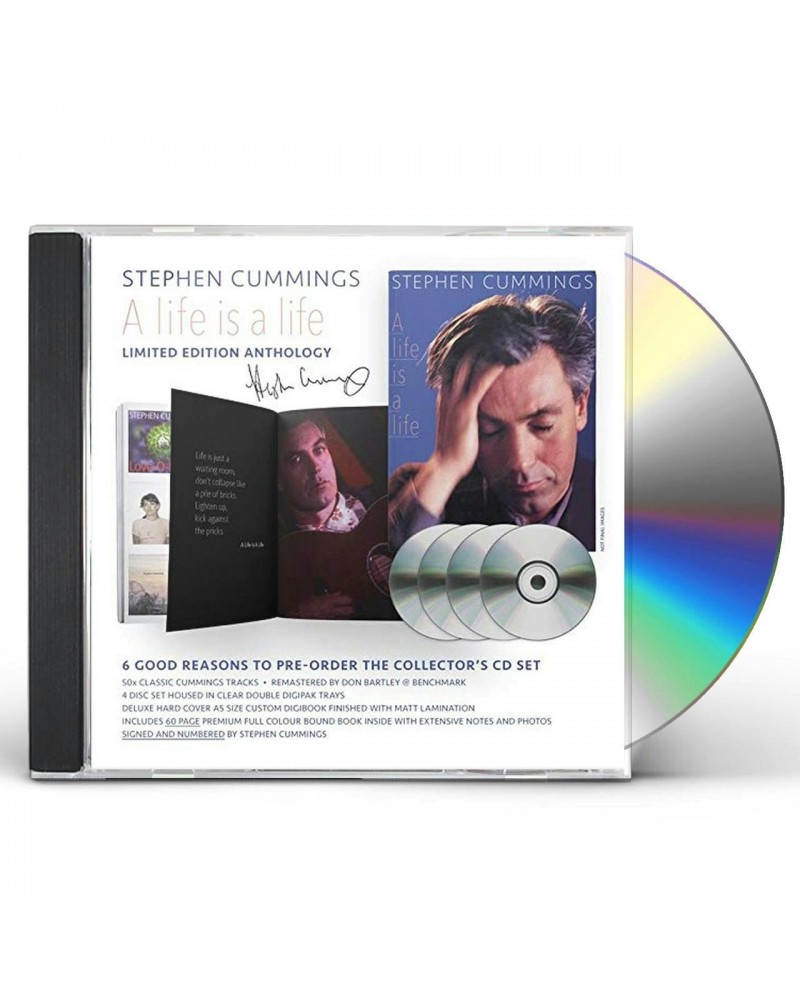 Stephen Cummings LIFE IS A LIFE: ANTHOLOGY CD $21.50 CD