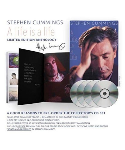 Stephen Cummings LIFE IS A LIFE: ANTHOLOGY CD $21.50 CD