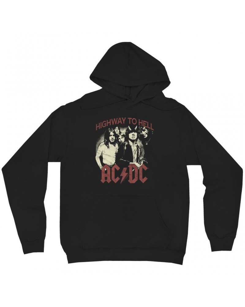 AC/DC Hoodie | Highway To Hell Retro Hoodie $13.58 Sweatshirts