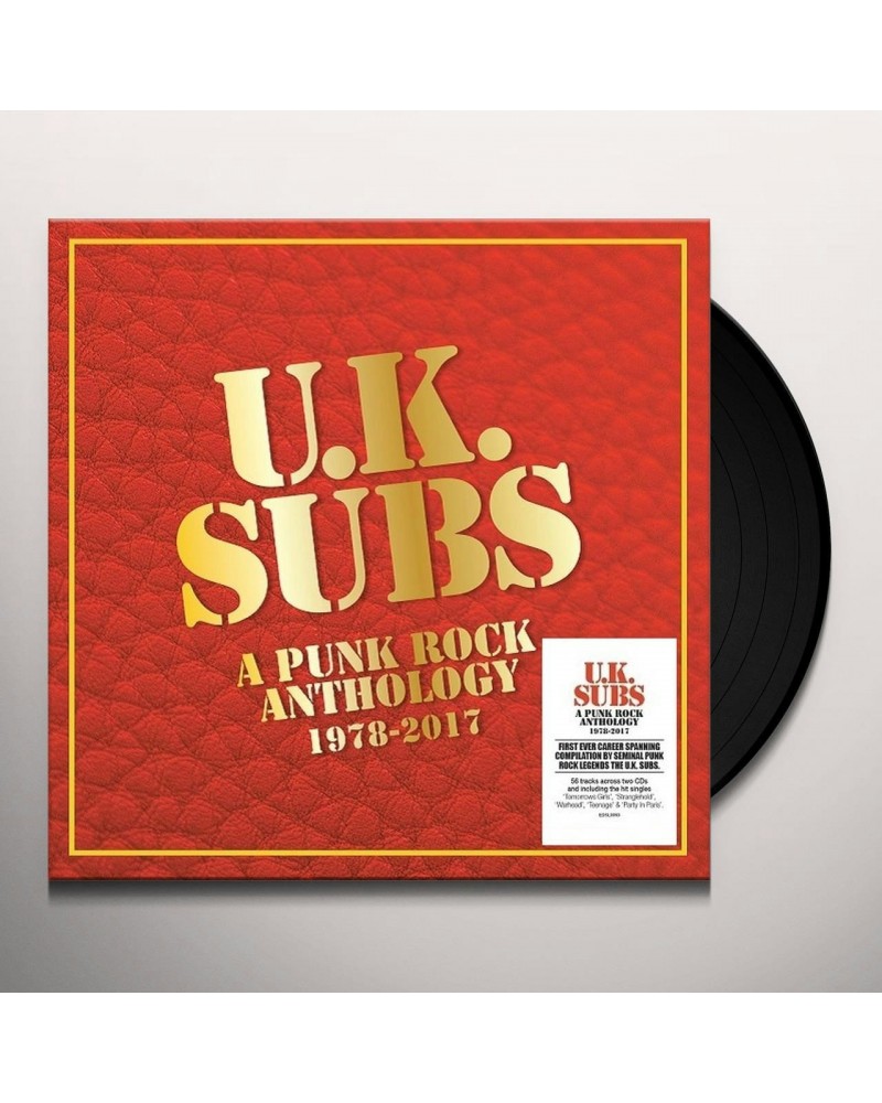 U.K. Subs PUNK ROCK ANTHOLOGY - 1978-2017 (140G/RED & YELLOW VINYL/2LP) Vinyl Record $17.94 Vinyl