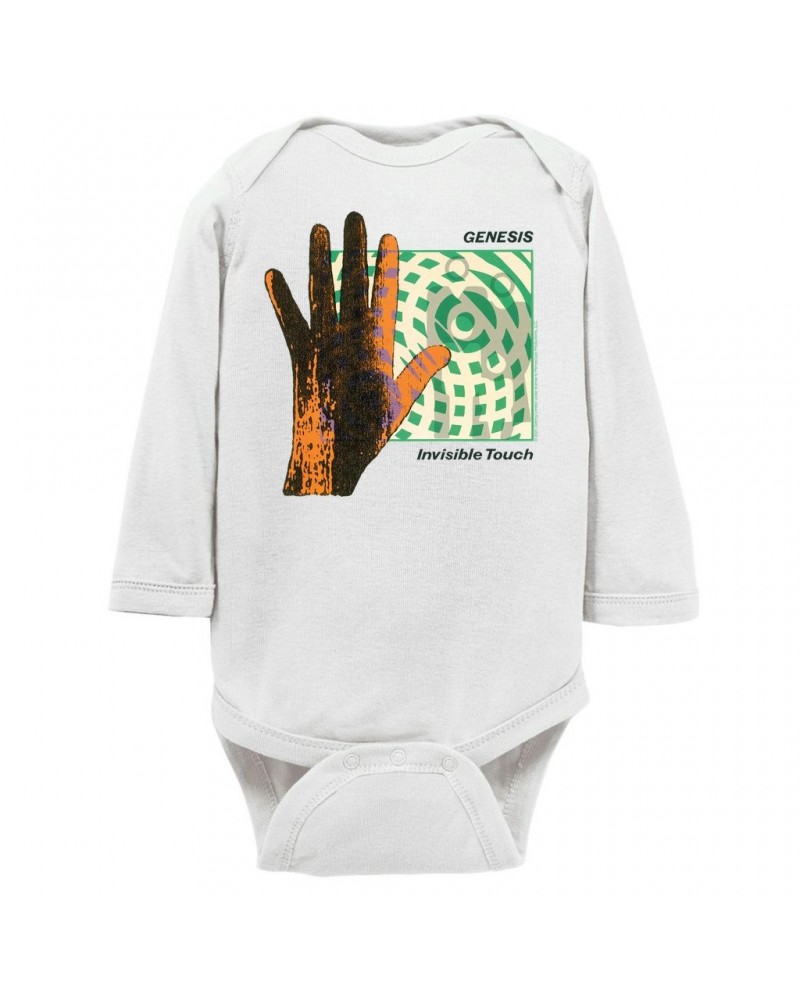 Genesis Long Sleeve Bodysuit | Invisible Touch Album Cover Bodysuit $12.98 Shirts