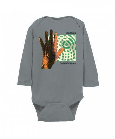 Genesis Long Sleeve Bodysuit | Invisible Touch Album Cover Bodysuit $12.98 Shirts