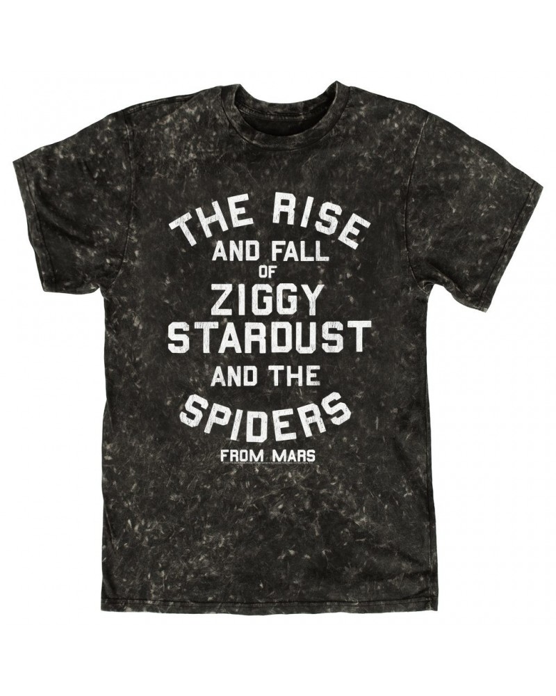 David Bowie T-shirt | The Rise And Fall Of Ziggy Stardust Mineral Wash Shirt $9.28 Shirts