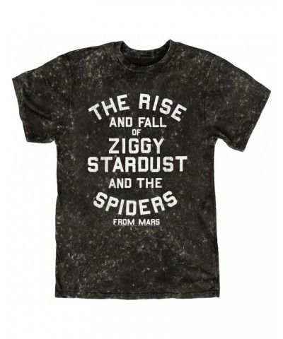 David Bowie T-shirt | The Rise And Fall Of Ziggy Stardust Mineral Wash Shirt $9.28 Shirts