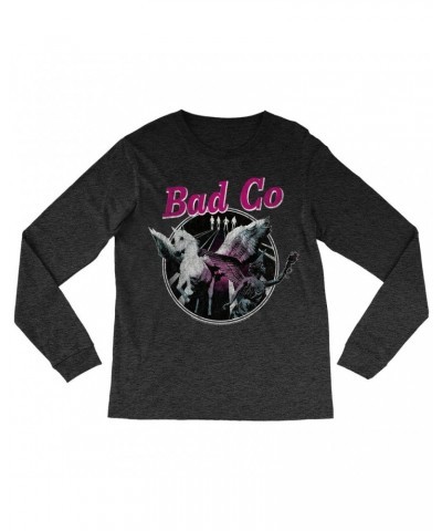 Bad Company Long Sleeve Shirt | In Space Pegasus Angel Distressed Shirt $9.88 Shirts