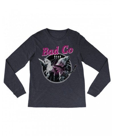 Bad Company Long Sleeve Shirt | In Space Pegasus Angel Distressed Shirt $9.88 Shirts