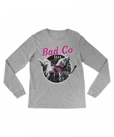 Bad Company Long Sleeve Shirt | In Space Pegasus Angel Distressed Shirt $9.88 Shirts