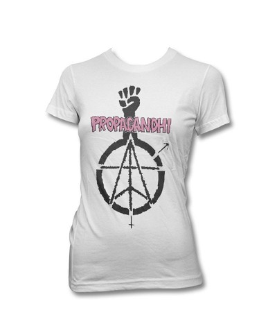 Propagandhi Women's Fist Logo Tee $9.24 Shirts