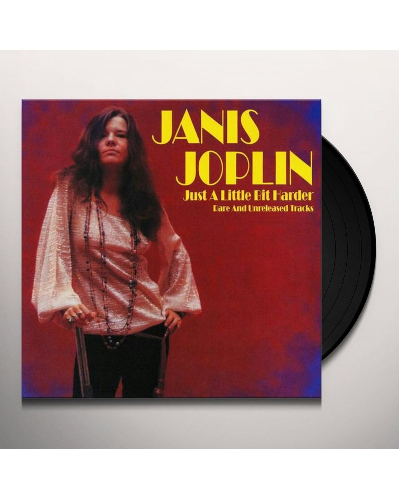 Janis Joplin Just A Little Bit Harder: Rare And Unreleased Tracks Vinyl Record $9.07 Vinyl