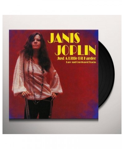 Janis Joplin Just A Little Bit Harder: Rare And Unreleased Tracks Vinyl Record $9.07 Vinyl