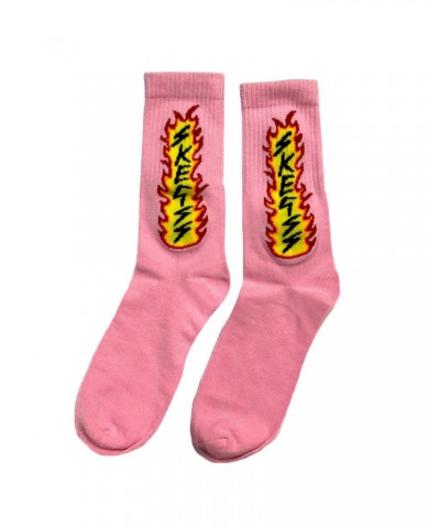 Skegss Pink Flame Sock $5.10 Footware