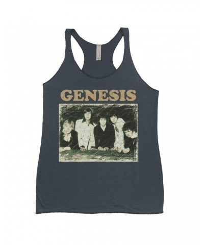 Genesis Ladies' Tank Top | The Silent Sun Image Distressed Shirt $10.13 Shirts