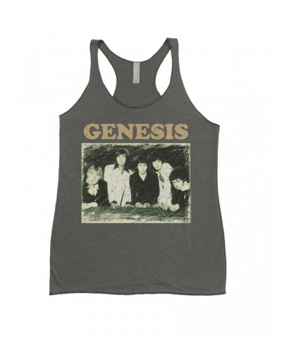 Genesis Ladies' Tank Top | The Silent Sun Image Distressed Shirt $10.13 Shirts