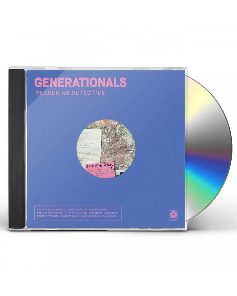 Generationals READER AS DETECTIVE CD $6.48 CD