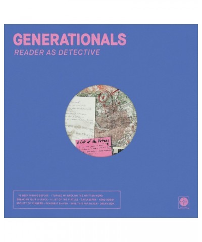 Generationals READER AS DETECTIVE CD $6.48 CD