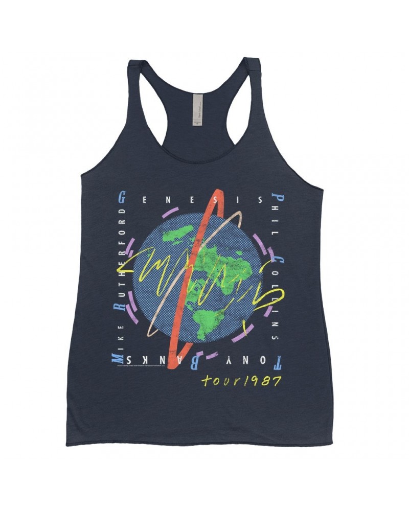 Genesis Ladies' Tank Top | World Tour 1987 Shirt $13.03 Shirts