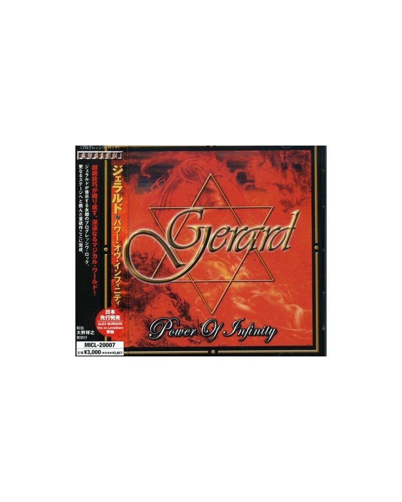 Gerard POWER OF INFINITY CD $9.00 CD