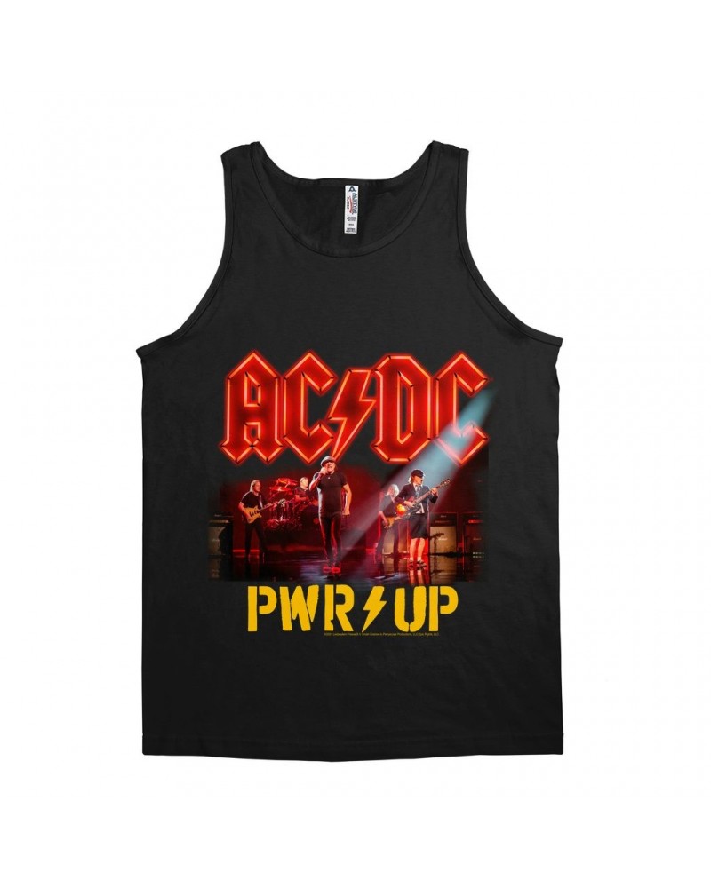 AC/DC Unisex Tank Top | On Stage PWR Up Shirt $12.48 Shirts