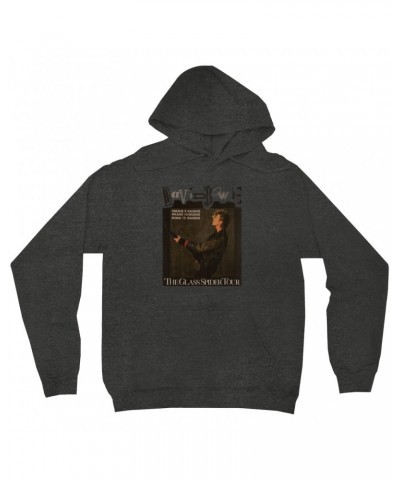 David Bowie Hoodie | The Glass Spider European Tour Hoodie $19.98 Sweatshirts