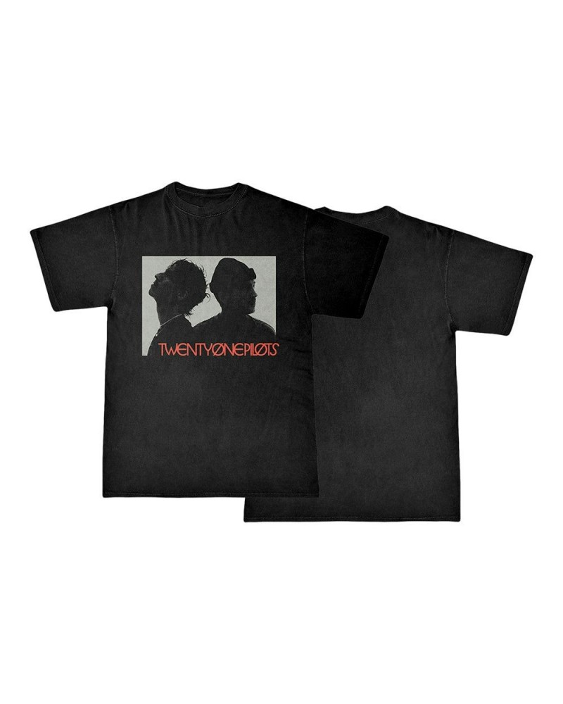 Twenty One Pilots Silhouette Portraits T-Shirt $17.33 Shirts