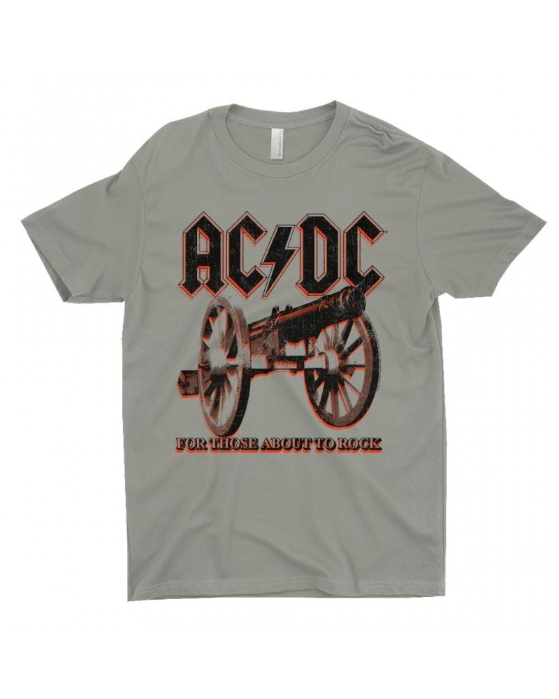 AC/DC T-Shirt | Neon For Those About To Rock Cannon Shirt $11.48 Shirts