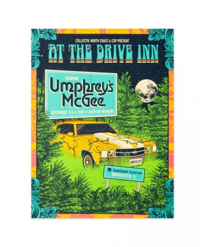 Umphrey's McGee Status Serigraph Event Poster $14.80 Decor