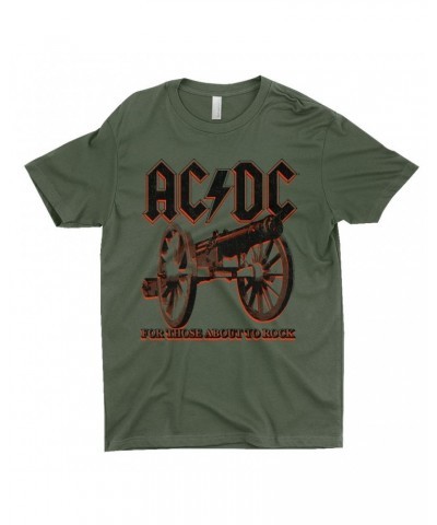 AC/DC T-Shirt | Neon For Those About To Rock Cannon Shirt $11.48 Shirts