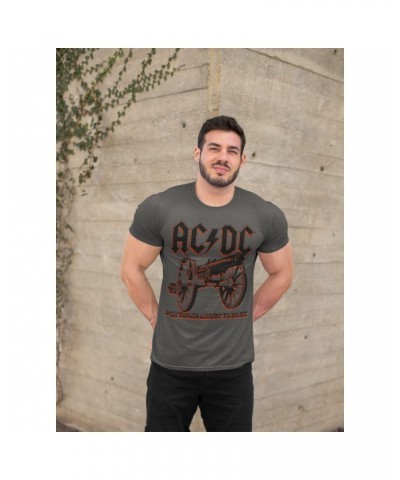 AC/DC T-Shirt | Neon For Those About To Rock Cannon Shirt $11.48 Shirts