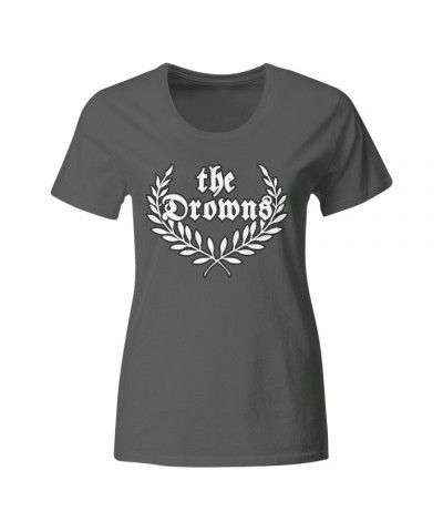 The Drowns Wreath Logo - Grey - T-Shirt - Fitted $6.60 Shirts