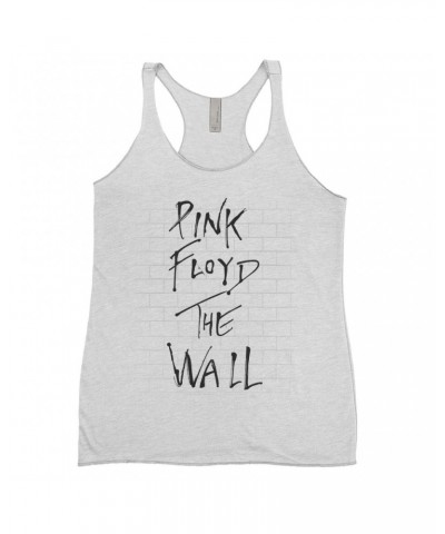 Pink Floyd Ladies' Tank Top | The Wall Art Shirt $14.48 Shirts