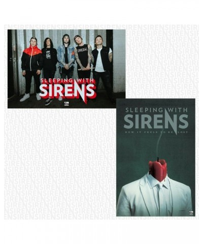 Sleeping With Sirens How It Feels to Be Lost' Neon Red Inside Clear Gatefold Vinyl $11.75 Vinyl