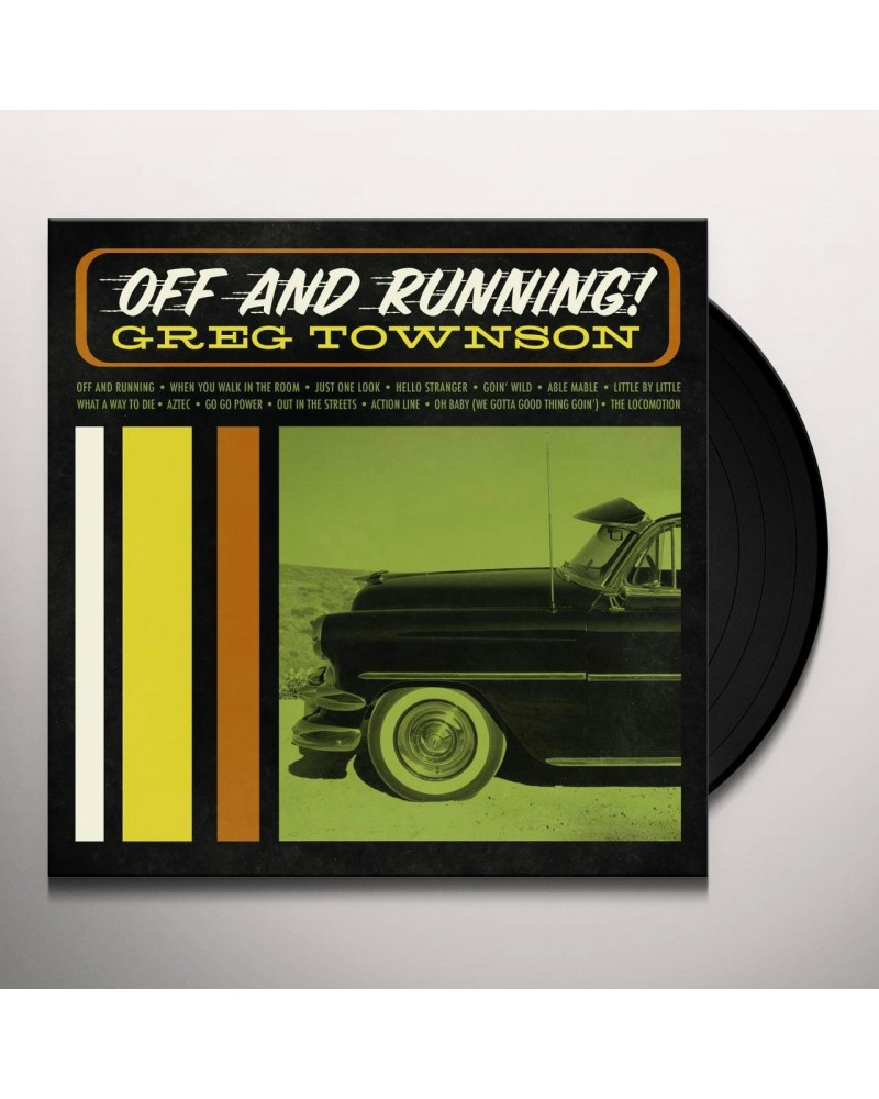 Greg Townson Off And Running Vinyl Record $10.35 Vinyl