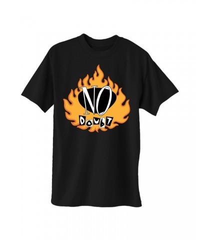 No Doubt Vintage Flame Logo ND Black T-Shirt $10.25 Shirts