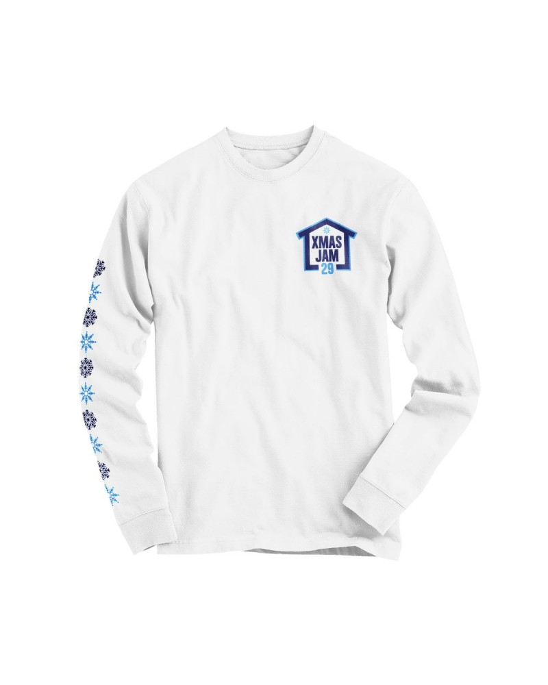 Warren Haynes 2017 Christmas Jam White Long Sleeve $12.60 Shirts