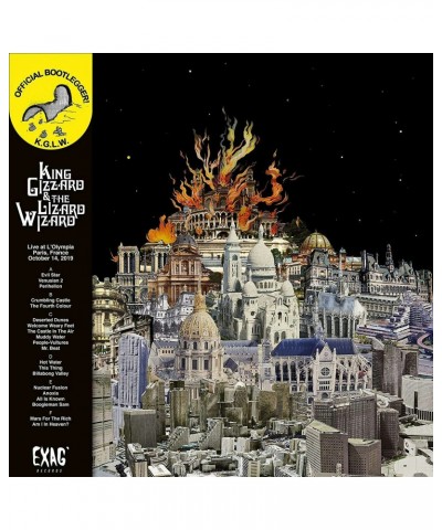 King Gizzard & The Lizard Wizard Live In Paris Vinyl Record $20.40 Vinyl