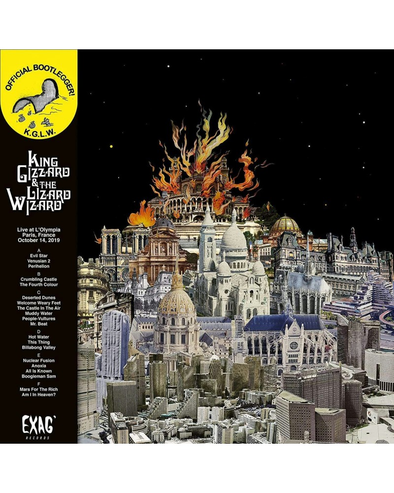 King Gizzard & The Lizard Wizard Live In Paris Vinyl Record $20.40 Vinyl