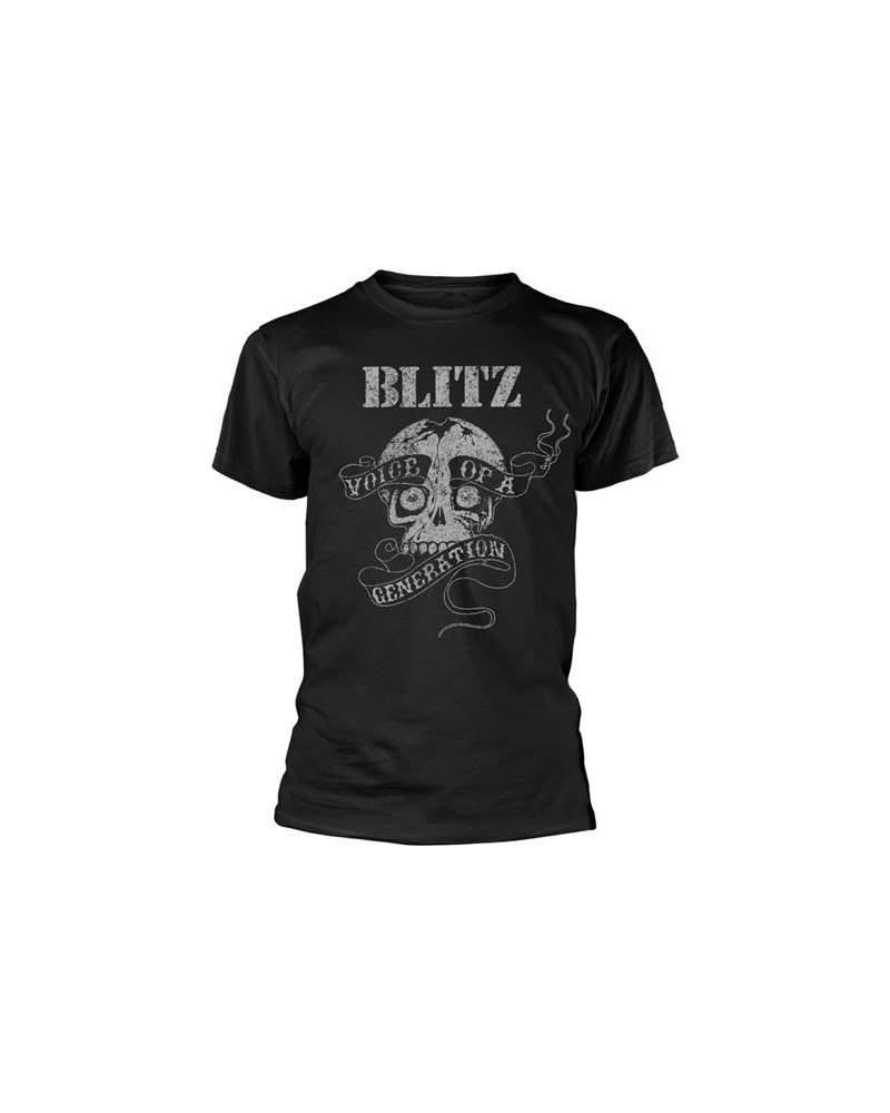 Blitz T Shirt - Voice Of A Generation (Black) $8.96 Shirts