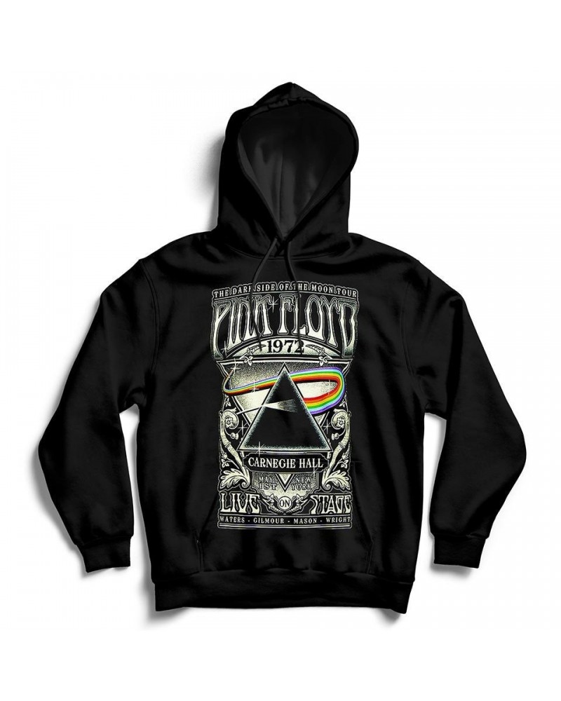 Pink Floyd Hoodie - Carnegie Hall Poster $16.73 Sweatshirts