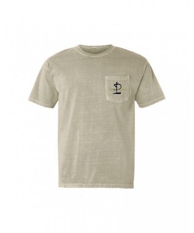 Pink Floyd T-Shirt | Symbol And Logo Olive Pocket T-shirt $13.18 Shirts